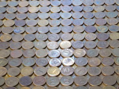 Ticaret sisteminin bir parçası olarak Rus rublesi metal paralar