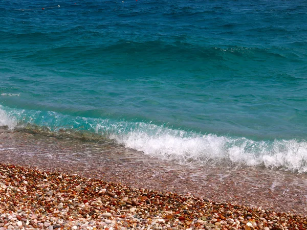 Onda Del Mare Bellissima Spiaggia Come Luogo Ricreazione Attiva — Foto Stock