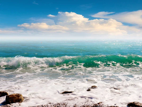 Красивий Морський Пейзаж Елемент Літнього Пляжного Відпочинку — стокове фото