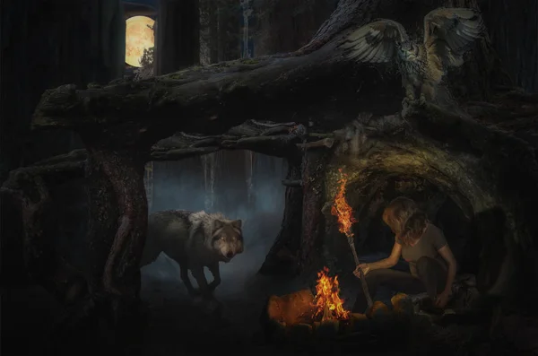 Karanlık peri orman