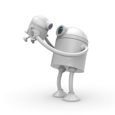 Baba ve oğul robotlar
