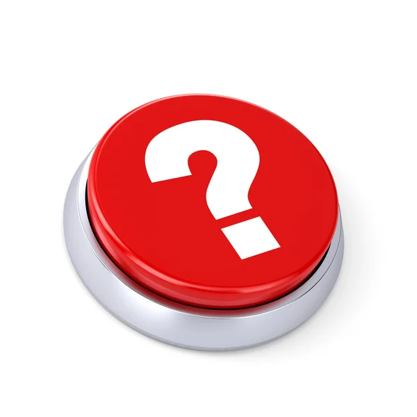 Question mark button — Stock Photo, Image