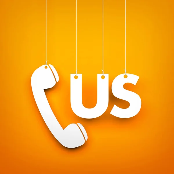 CALL US - word — Stock Photo, Image