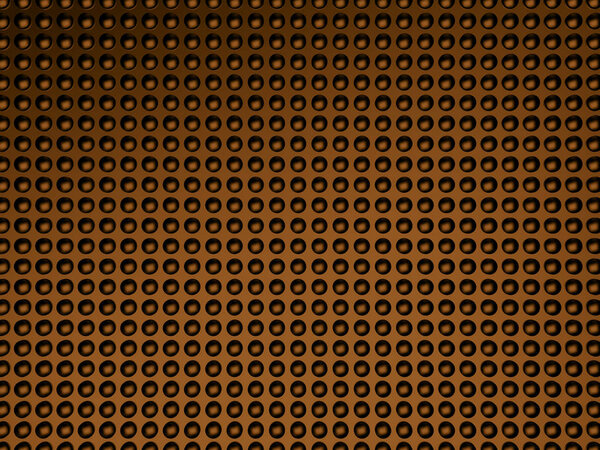 Abstract bronze 3d dotted background
