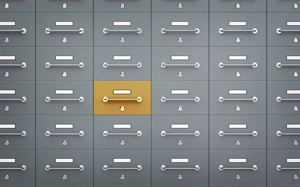 Safe deposit boxes — Stock Photo, Image