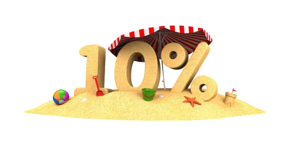 Sale season - 10% — Stockfoto