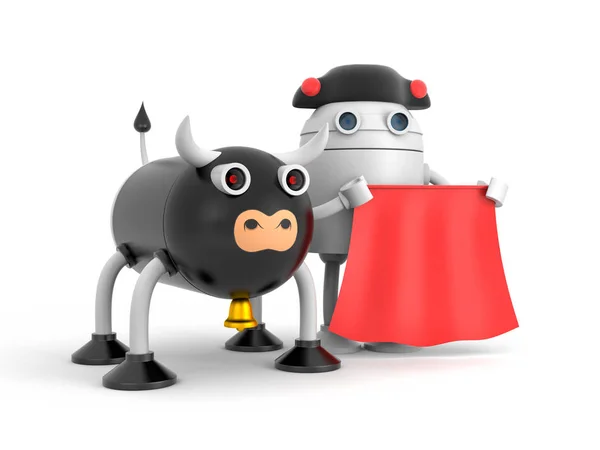 Bull robor or may be cow. — Stock Photo, Image