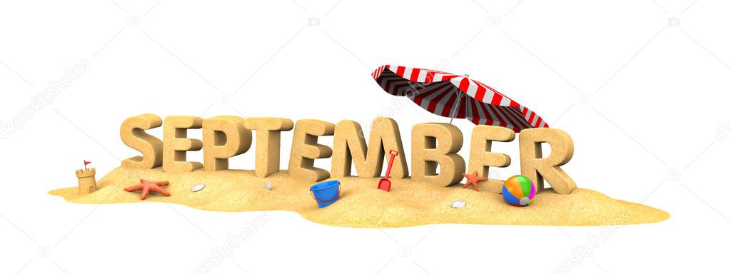 September - word of sand. 