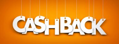 Cashback - halatlar üzerinde asılı kelime