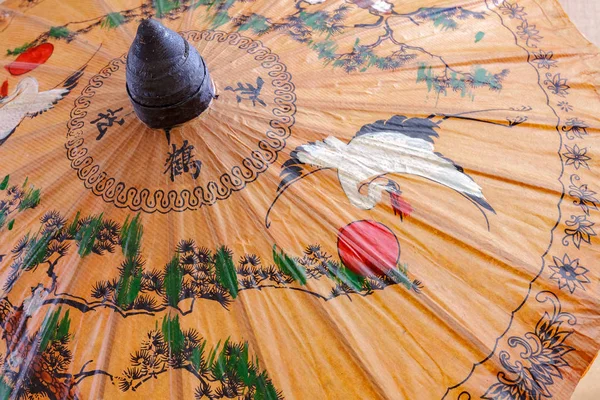 Traditionele Aziatische paraplu Stockfoto