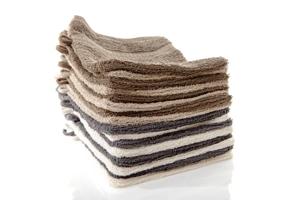 Σωρό των washcloths — Φωτογραφία Αρχείου
