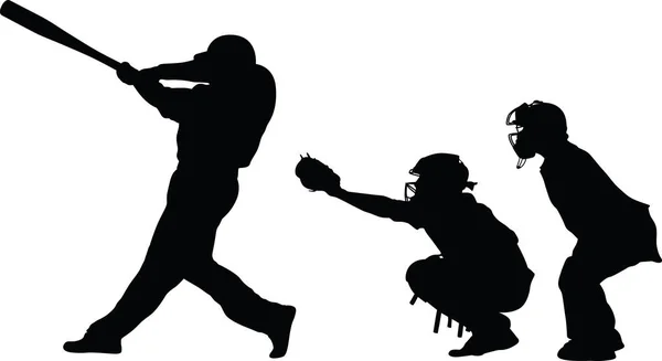 Free Vectors  Baseball (catcher) silhouette icon