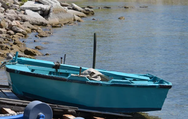 Small Boat on Skiathos Greek Island — Stock Photo, Image