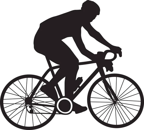 Bicyclist — Stock Vector