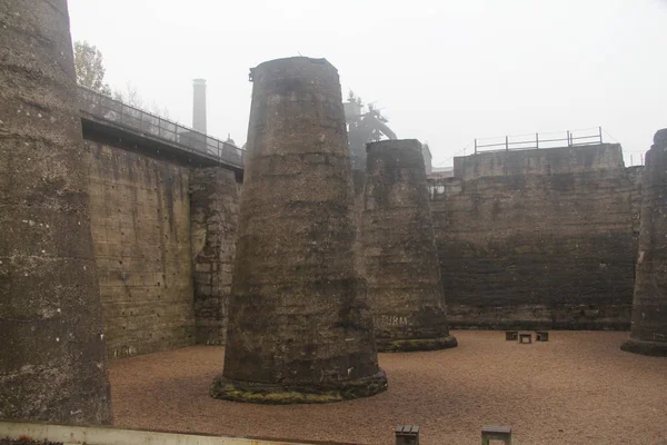 Moinho Aço Velho Monumento Industrial Área Ruhr — Fotografia de Stock