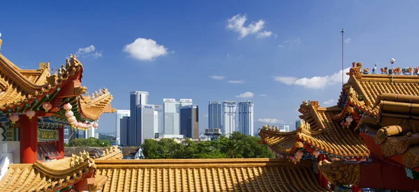 Detalj av det kinesiska templet Kuala Lumpur — Stockfoto