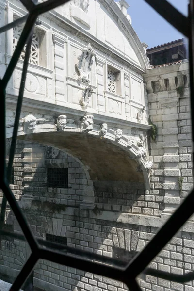 Blick Auf Seufzerbrücke Historischer Ort — Stockfoto