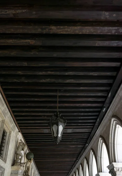 Ξύλινα Δοκάρια Βενετία Ιταλία Εικόνα Αρχείου