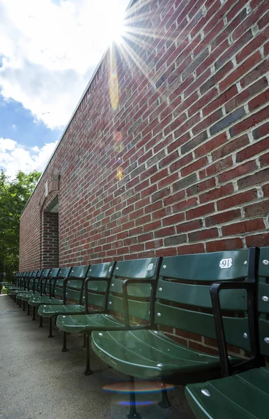在棒球公园的座位 — 图库照片