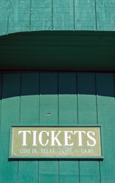 Ticket Window Baseball Park — Stock Photo, Image