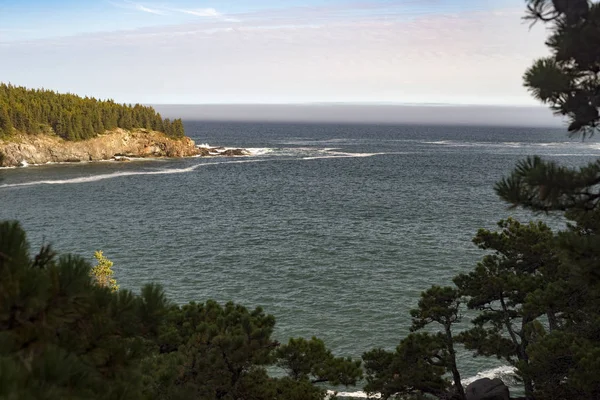 Uitzicht Vanaf Top Van Berg Het Acadia National Park — Stockfoto