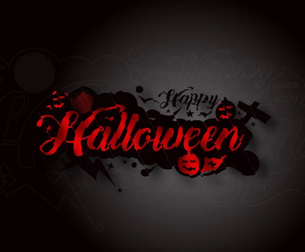 Feliz halloween fondo — Vector de stock