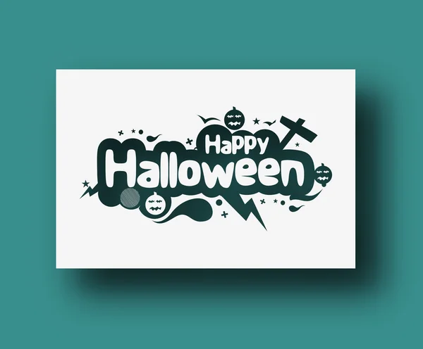 Happy Halloween Hintergrund — Stockvektor