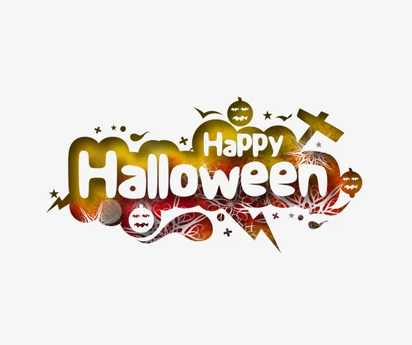 Feliz fundo halloween — Vetor de Stock