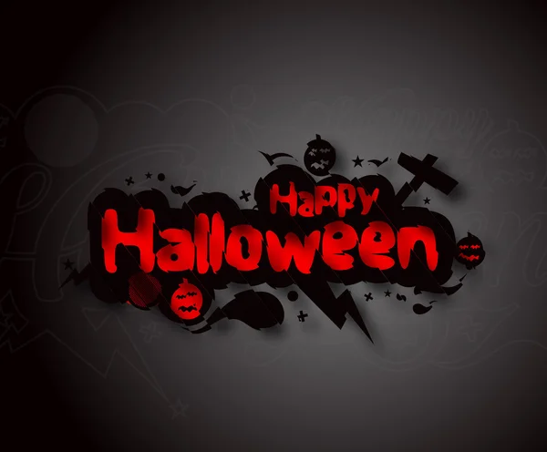 Gelukkige Halloween achtergrond — Stockvector