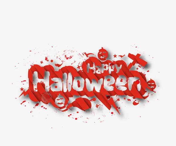 Gelukkige Halloween achtergrond — Stockvector