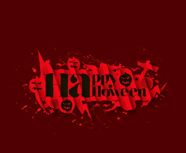 Feliz halloween fondo — Archivo Imágenes Vectoriales