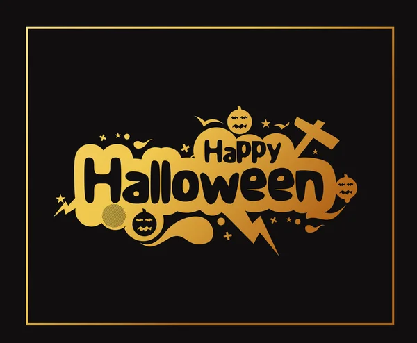 Happy Halloween Hintergrund — Stockvektor