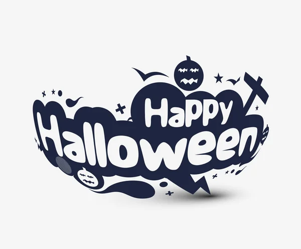 Szczęśliwego Halloween tle — Wektor stockowy