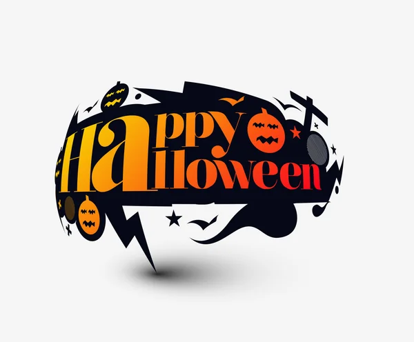 Feliz halloween fondo — Vector de stock