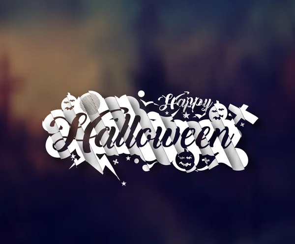 Happy Halloween Background — Vector de stoc