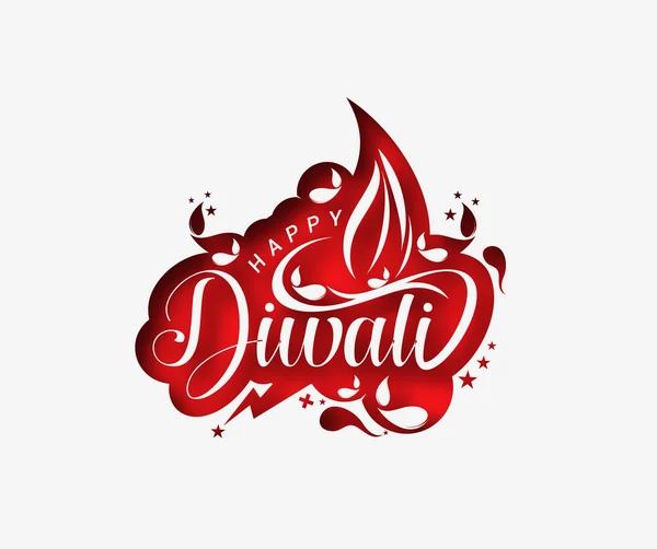 Happy diwali tło — Wektor stockowy