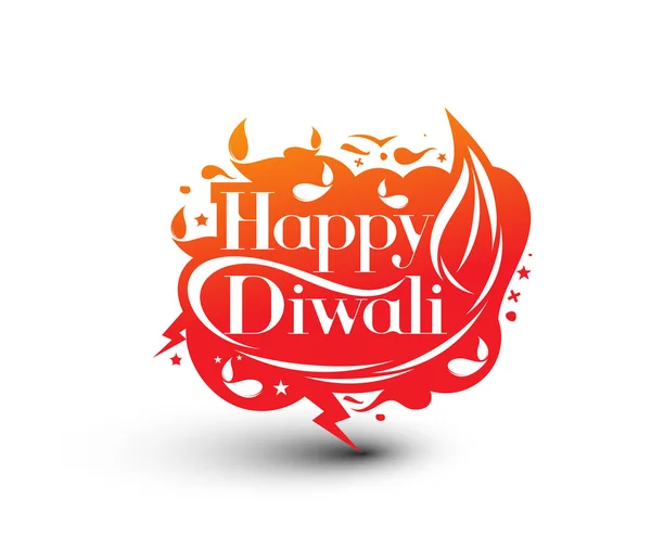 Boldog diwali háttér — Stock Vector