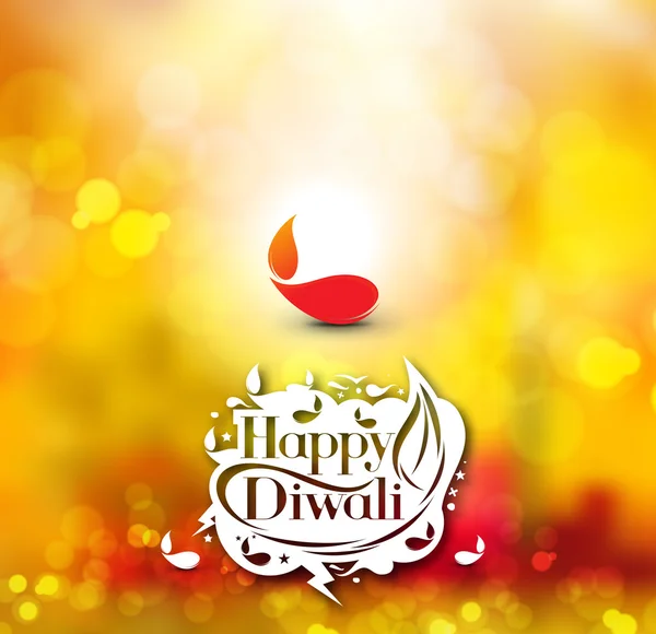 Joyeux fond Diwali — Image vectorielle