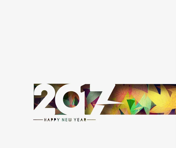 नवीन वर्षाच्या शुभेच्छा 2017 पार्श्वभूमी — स्टॉक व्हेक्टर