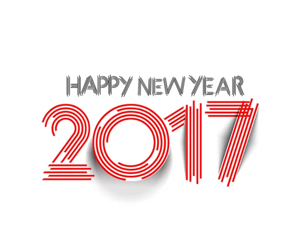 Feliz Año Nuevo 2017 fondo — Archivo Imágenes Vectoriales