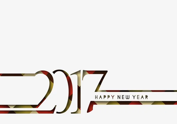 Feliz Ano Novo 2017 fundo — Vetor de Stock