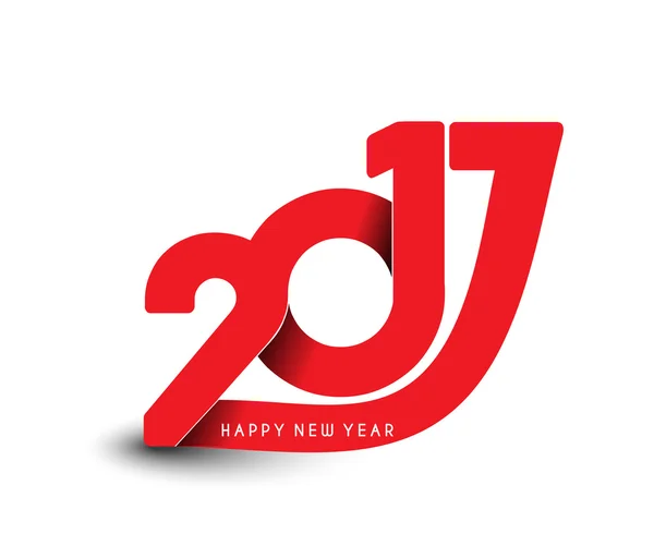 Mutlu yeni yıl 2017 arka plan — Stok Vektör