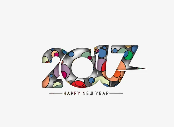 Bonne année 2017 fond — Image vectorielle