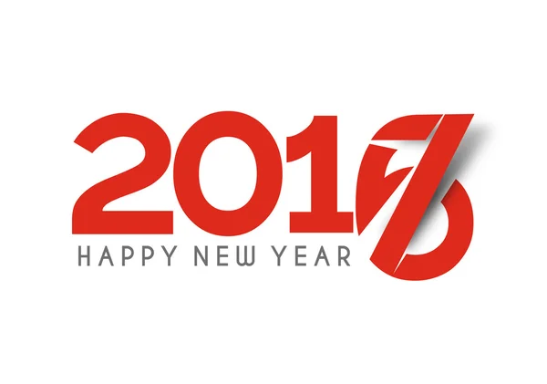 Boldog új évet 2017 háttér — Stock Vector