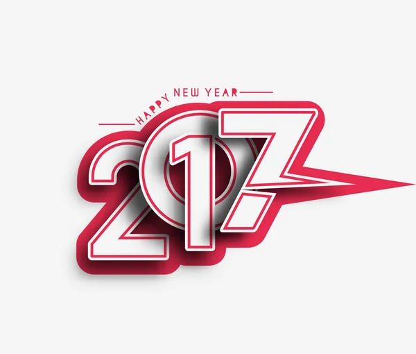 Щасливий новий рік 2017 фон — стоковий вектор