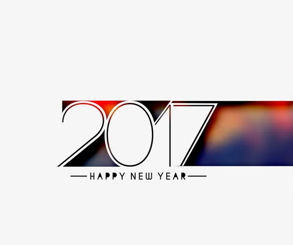 Feliz Ano Novo 2017 fundo — Vetor de Stock