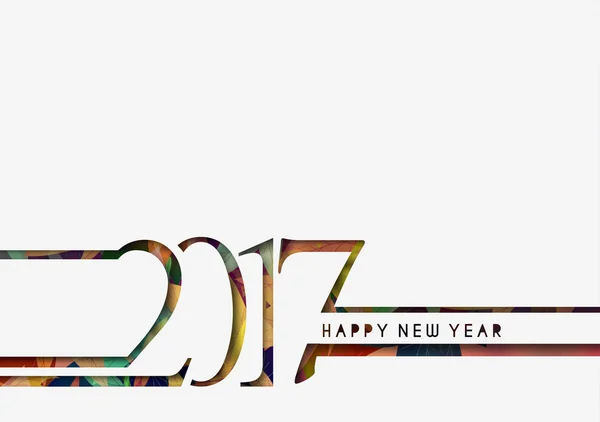 Szczęśliwego nowego roku 2017 tło — Wektor stockowy