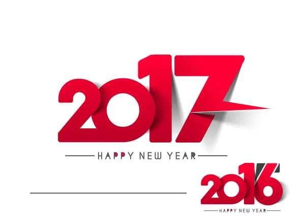 Feliz Ano Novo 2017 fundo — Vetor de Stock