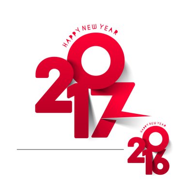 Mutlu yeni yıl 2017 arka plan