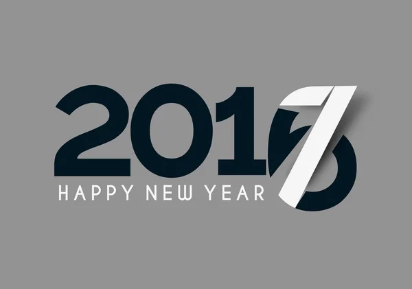 Mutlu yeni yıl 2017 arka plan — Stok Vektör